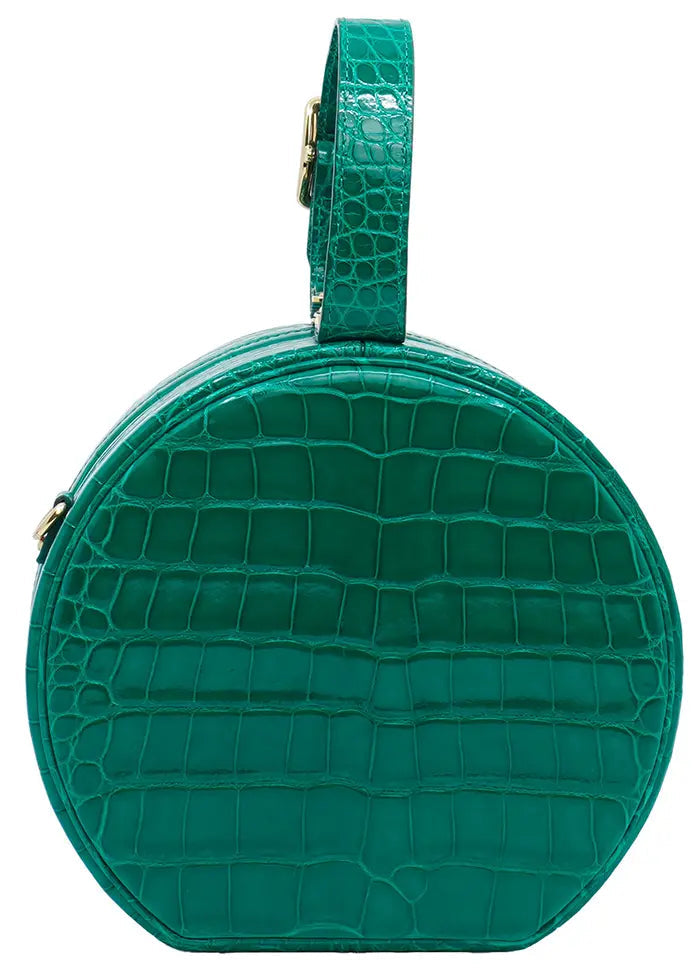 Louis Vuitton Alligator Petite Boite Chapeau Handbag - Green