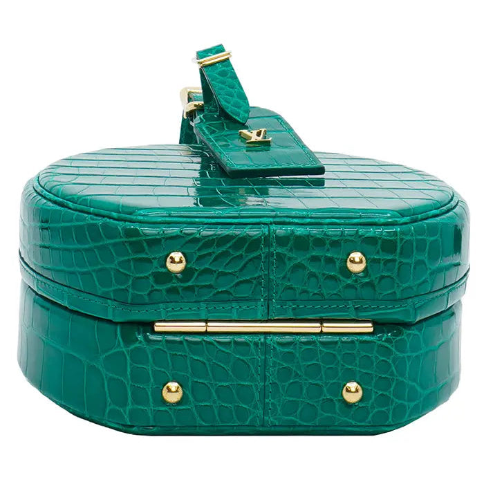 Louis Vuitton Alligator Petite Boite Chapeau Handbag - Green