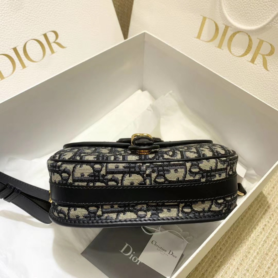 Dior Medium Dior Bobby Bag - Blue Dior Oblique Jacquard