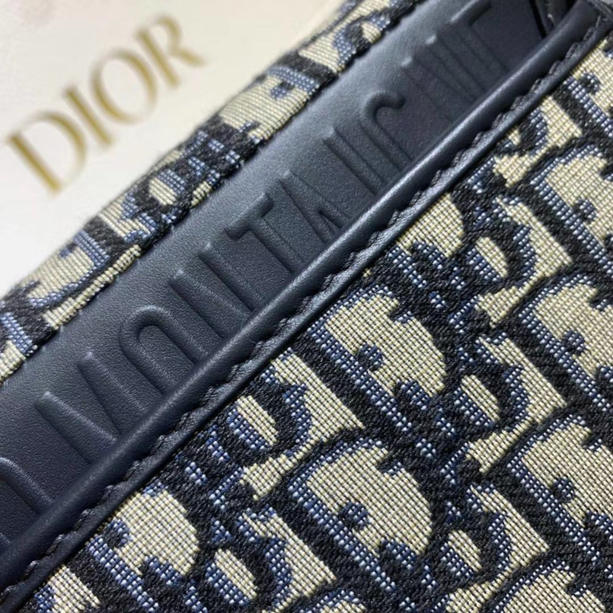 Dior Medium Dior Bobby Bag - Blue Dior Oblique Jacquard