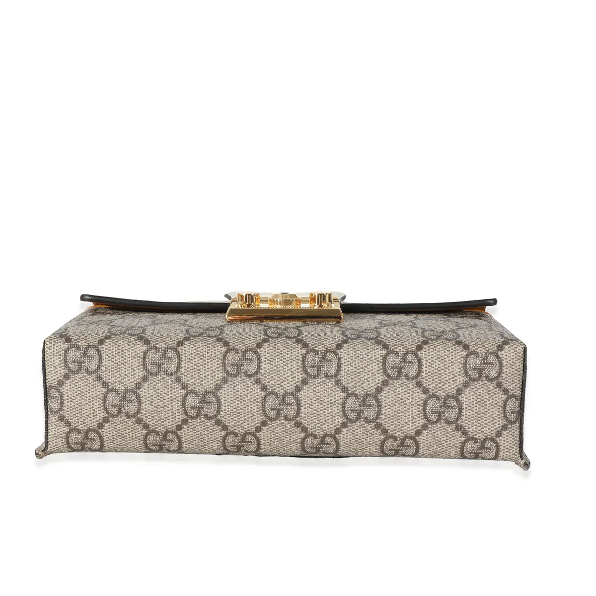 Gucci GG Supreme Padlock Mini Top Handle Bag – Beige