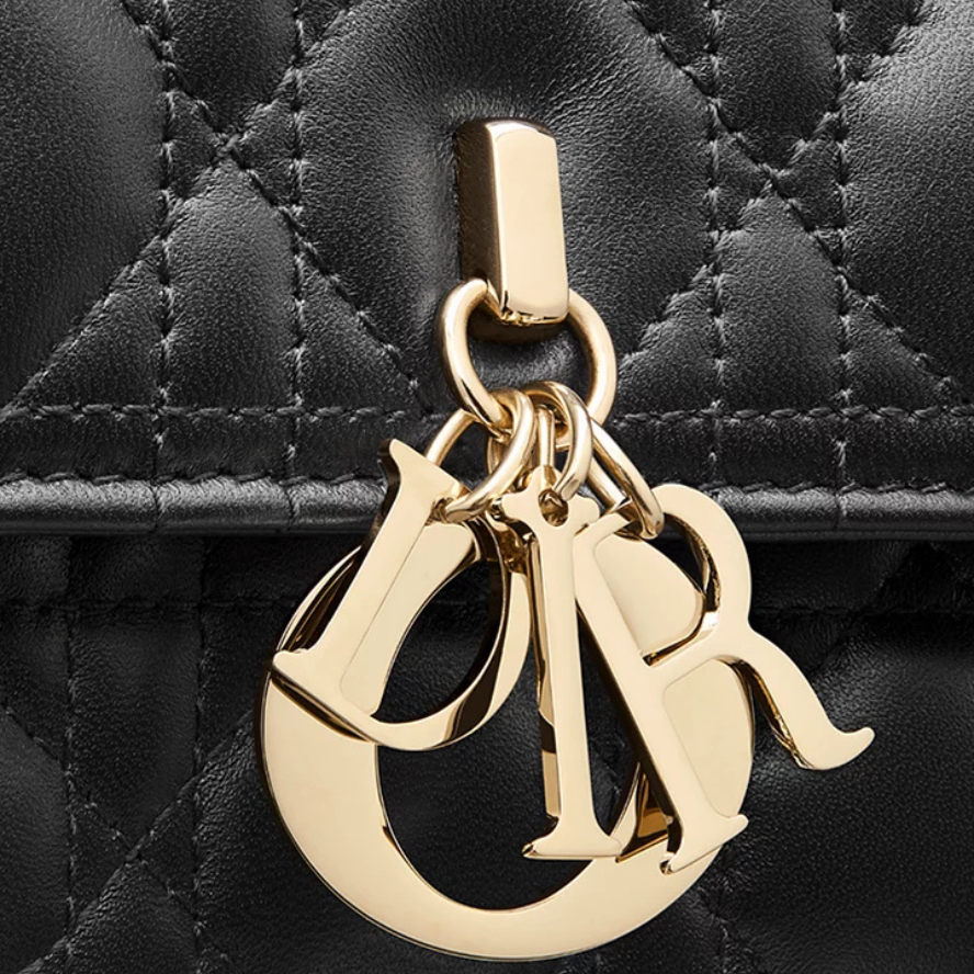Dior My Dior Top Handle Bag - Black