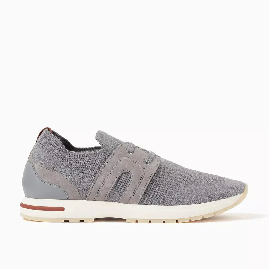 Loro Piana 360 LP Flexy Walk Wish® Virgin Wool Sneakers - Gray (002)