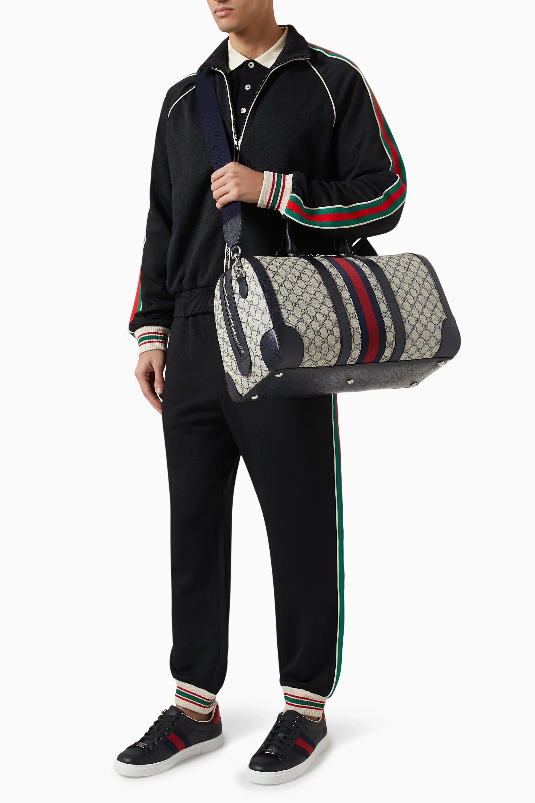Gucci GG Supreme Canvas Small Savoy Duffle Bag – Beige
