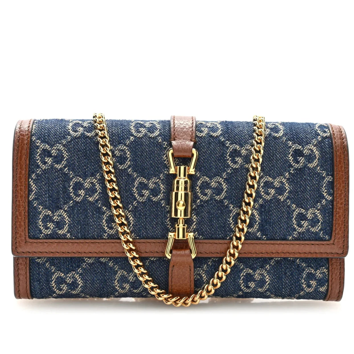 Gucci Jackie 1961 Chain Wallet – Blue