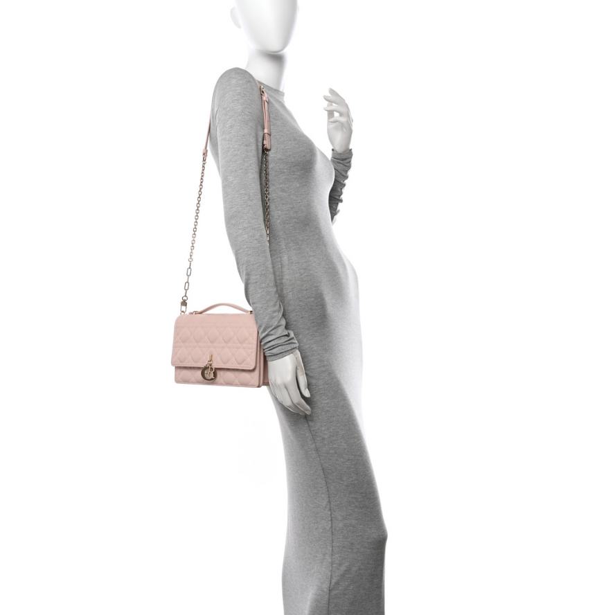 Dior My Dior Top Handle Bag - Pink