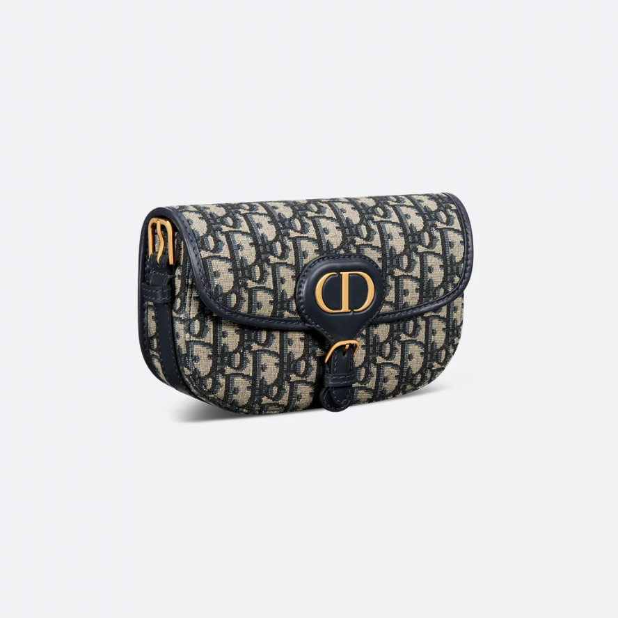 Dior Bobby East West Bag - Blue Dior Oblique Jacquard