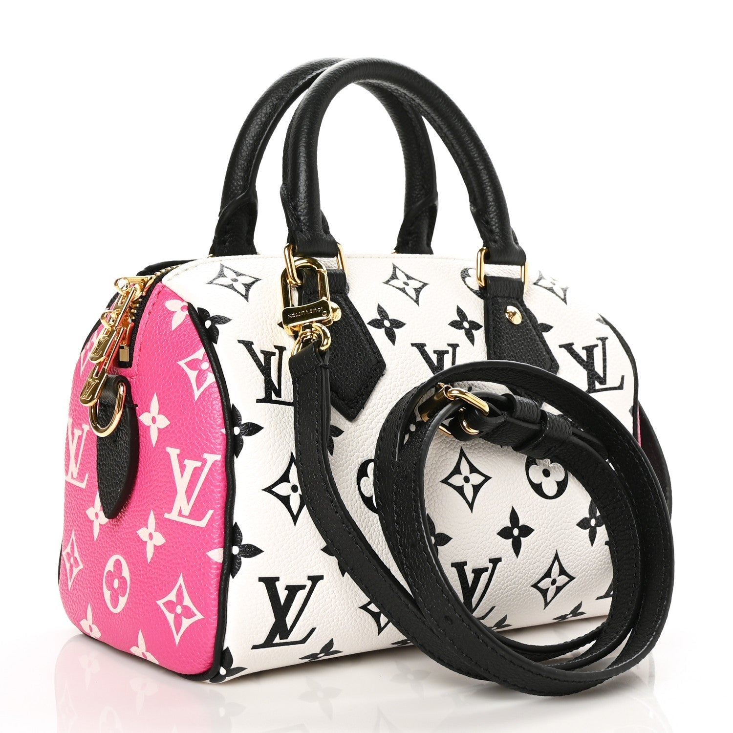 Louis Vuitton Spring in the City Speedy Bandouliere 20 Handbag - Black/White
