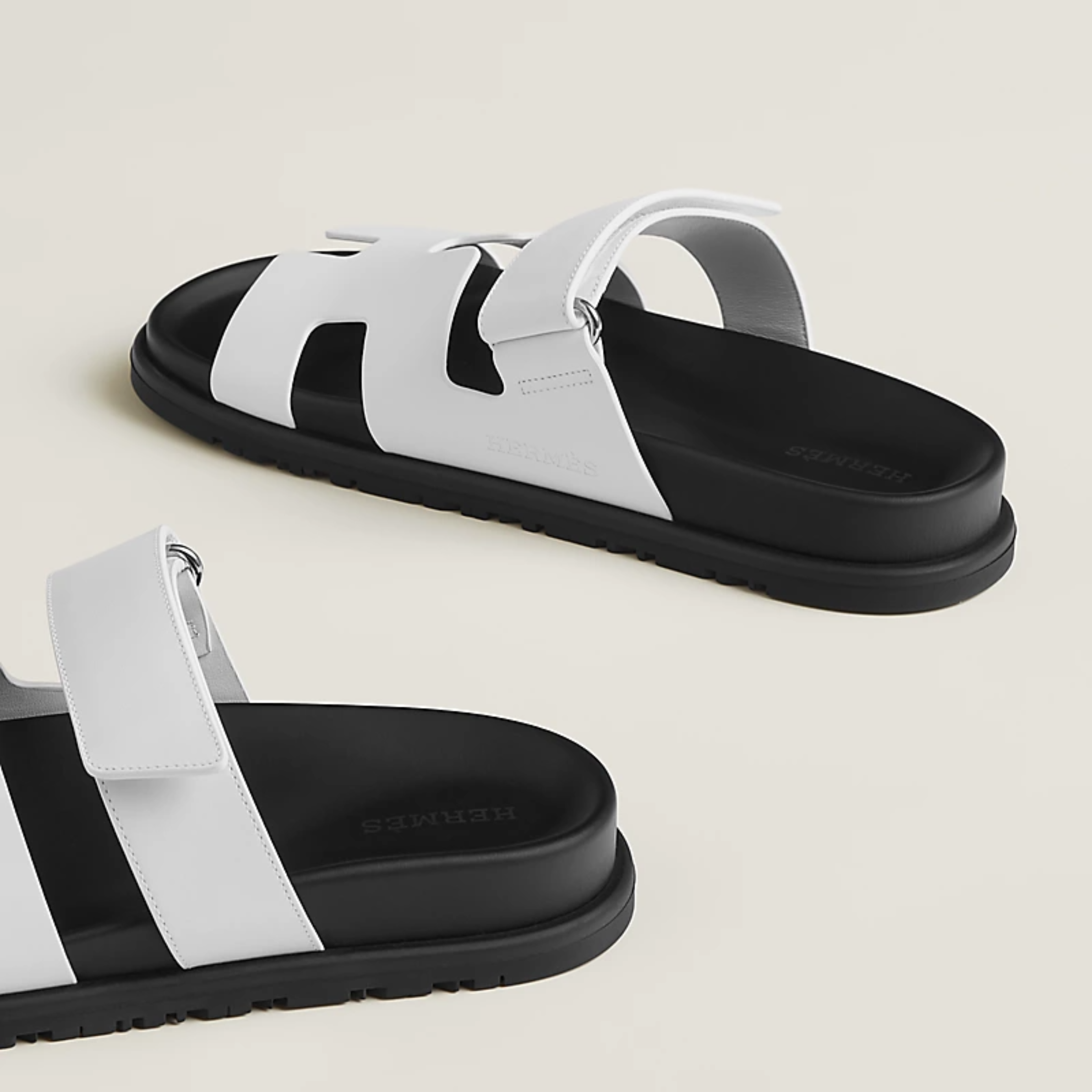 Hermes Chypre Sandal - Blanc