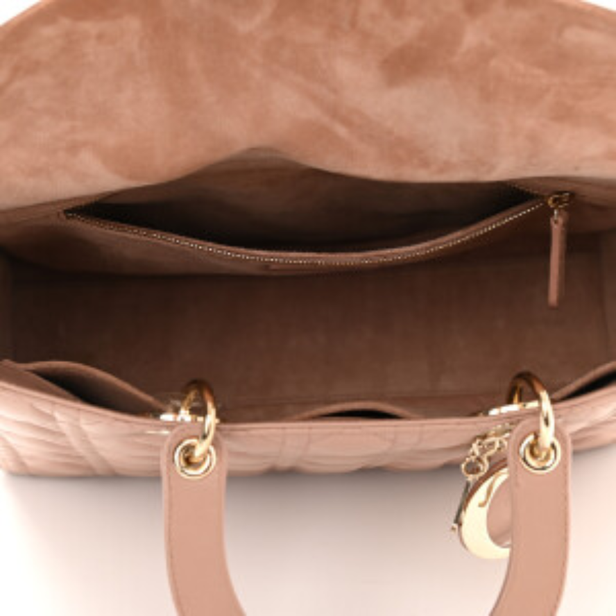 Dior Large Lady Dior Bag - Beige