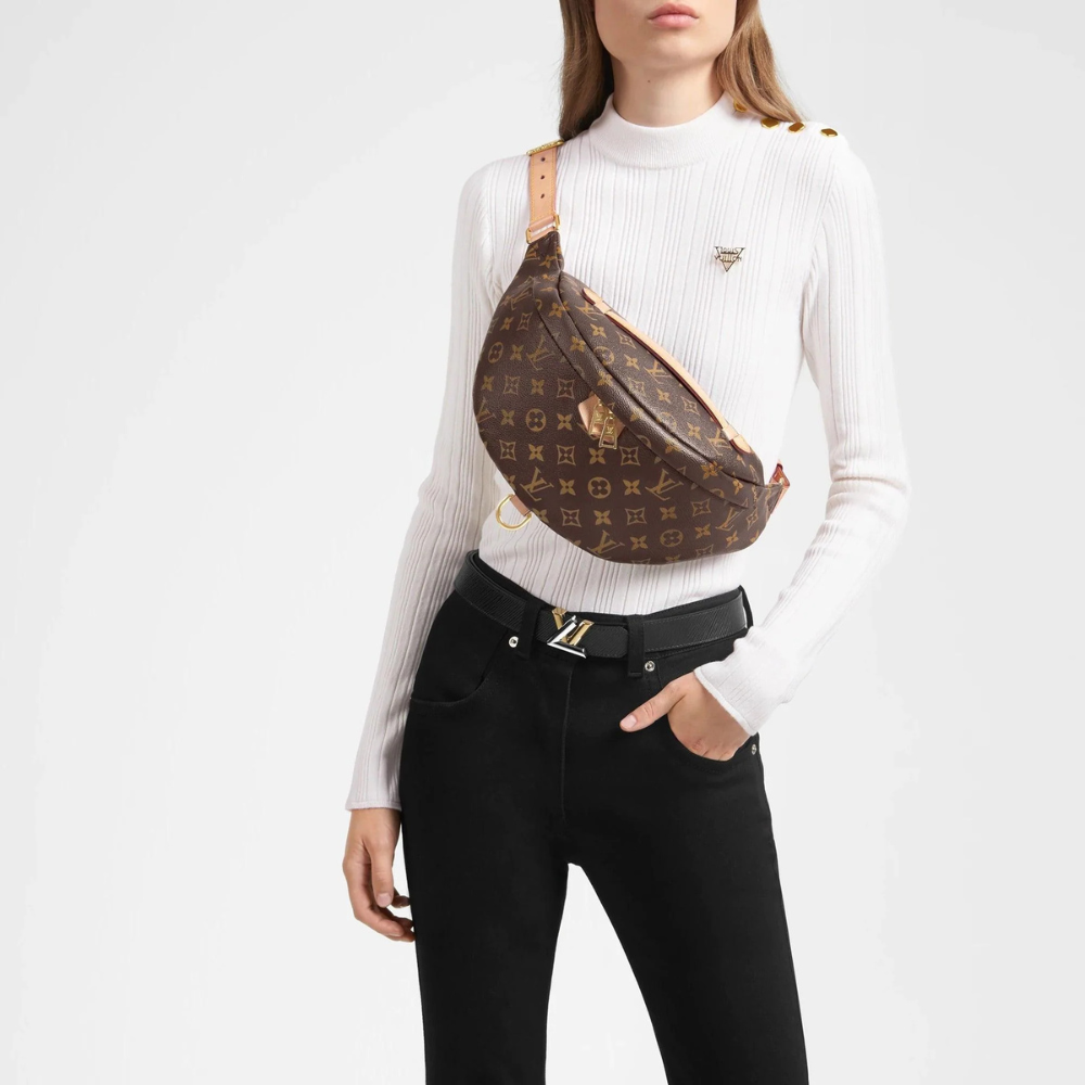 Louis Vuitton Monogram Canvas Crossbody Bumbag – Brown