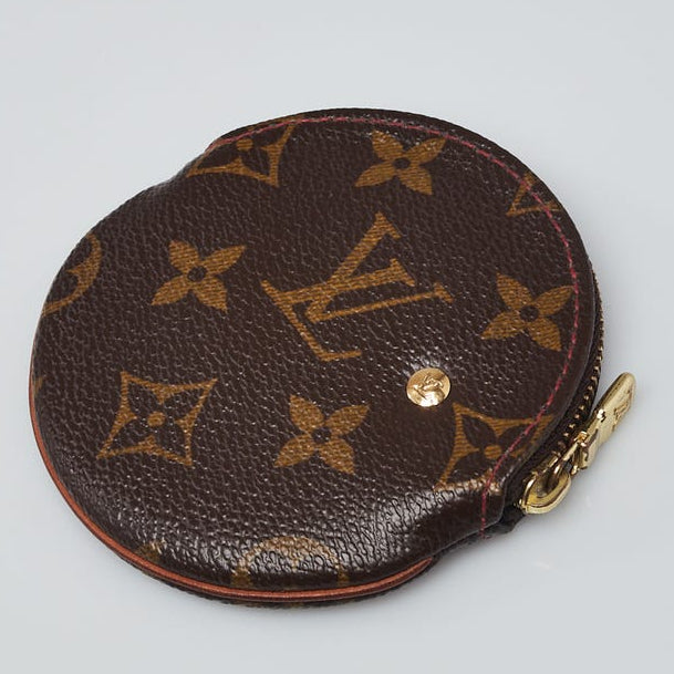 Louis Vuitton Limited Edition Monogram Cerises Round Coin Purse - Brown