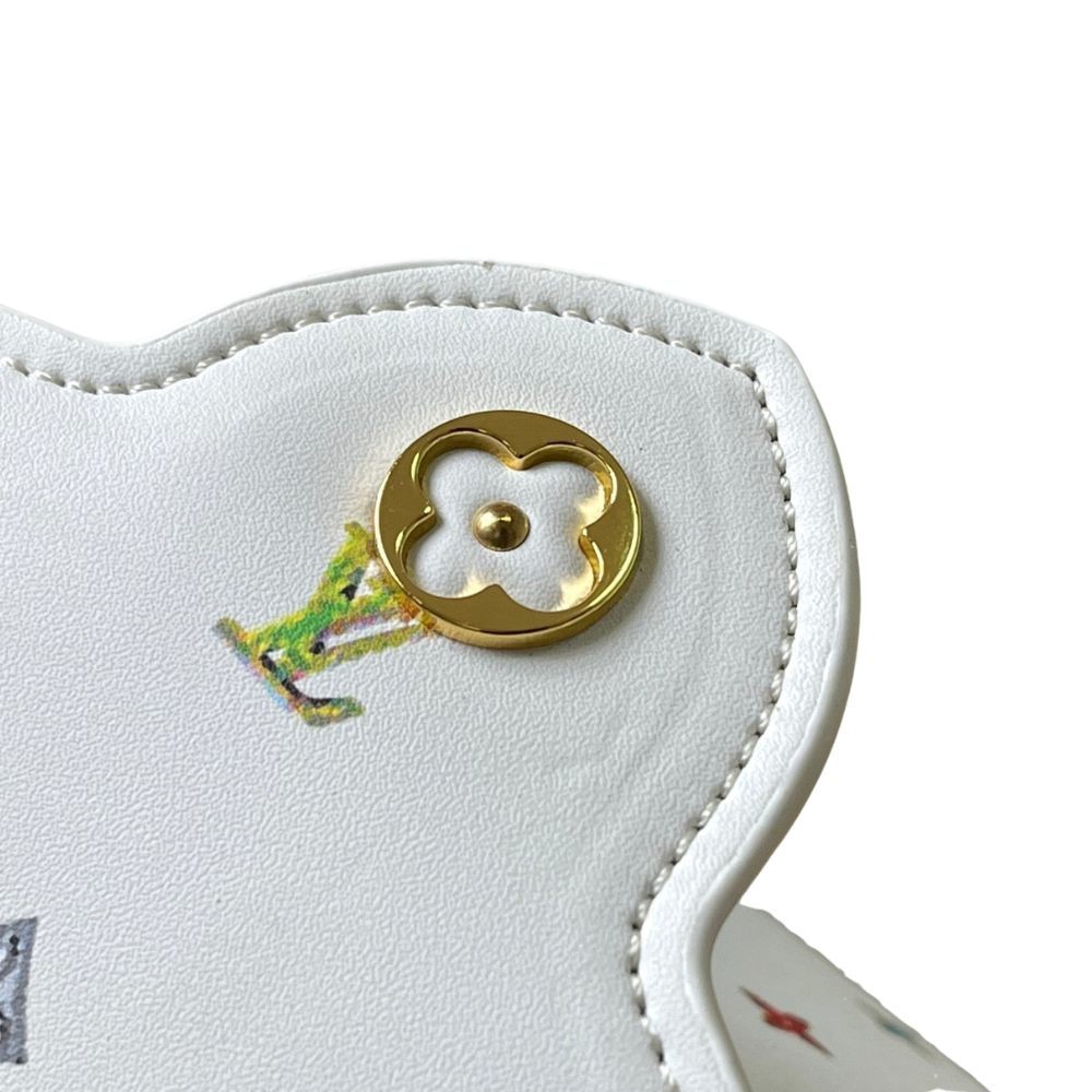 Louis Vuitton x Takashi Murakami Capucines Mini Handbag – White