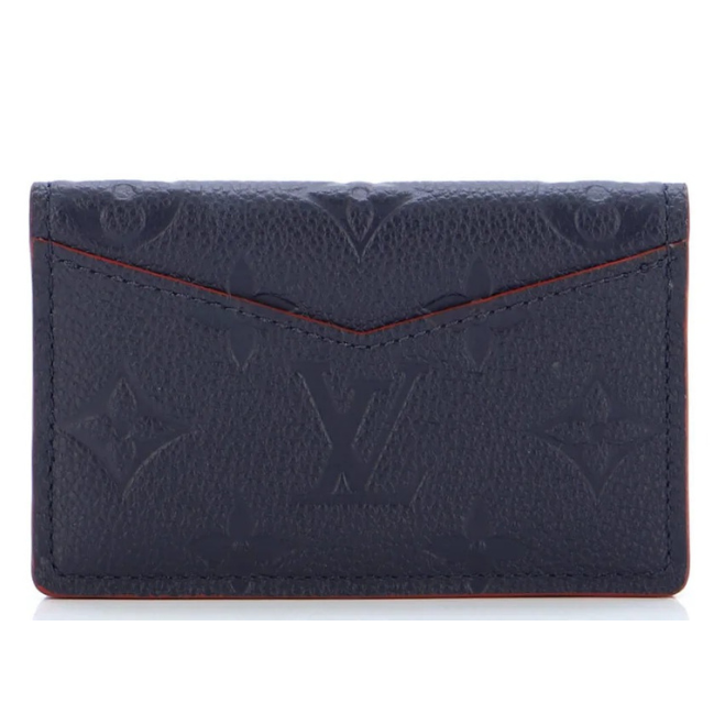 Louis Vuitton Monogram Empreinte Multicartes Card Holder - Blue