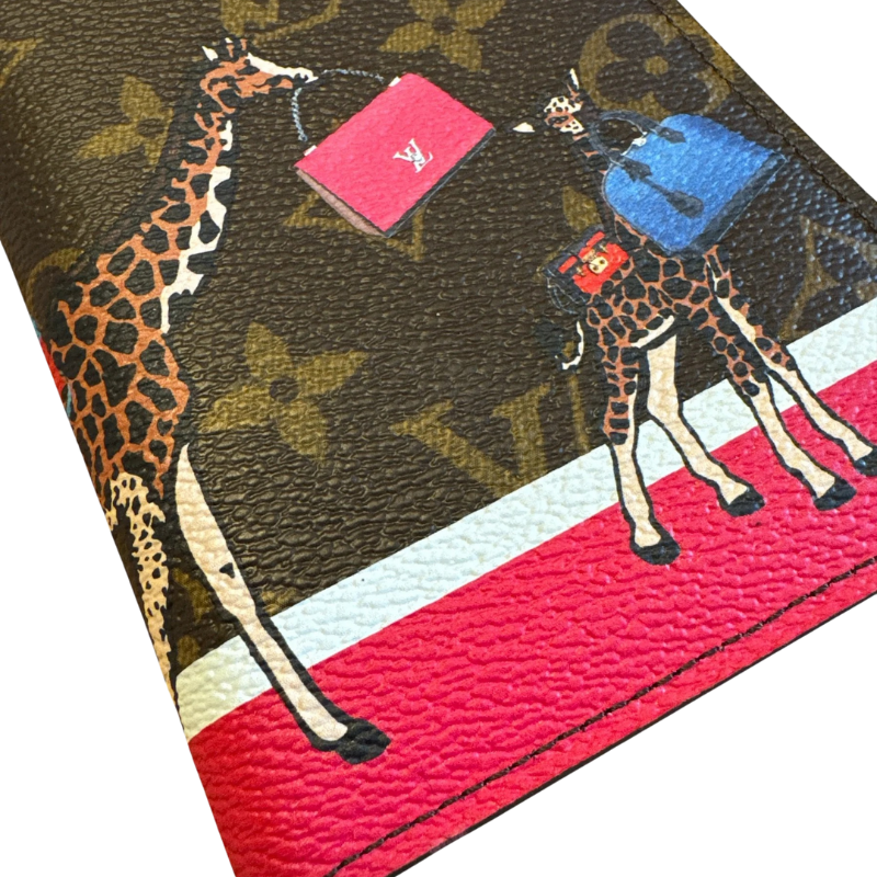 Louis Vuitton Christmas Animation Clemence Card Holder - Brown