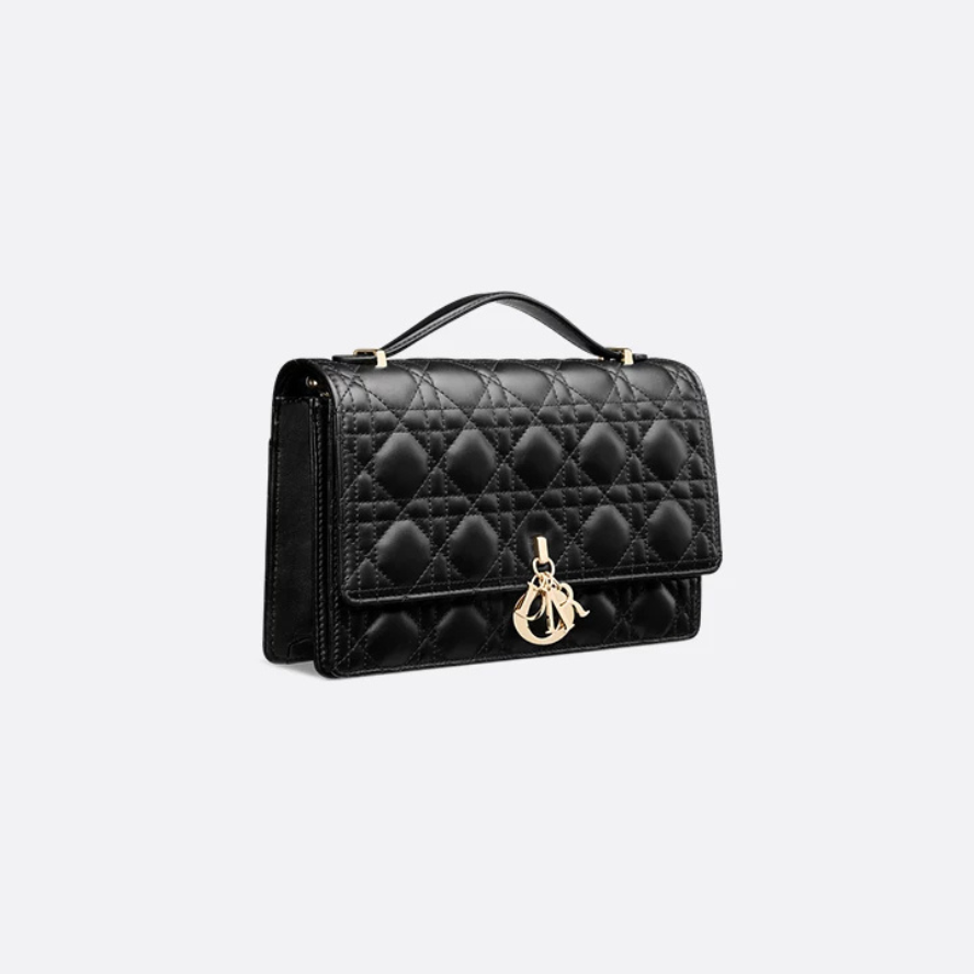 Dior My Dior Top Handle Bag - Black
