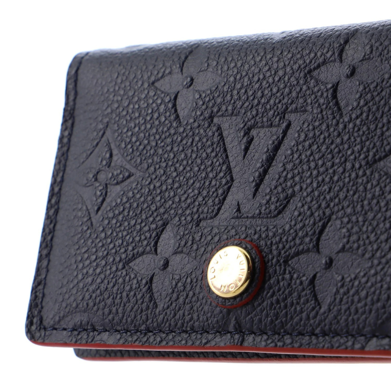 Louis Vuitton Monogram Empreinte Multicartes Card Holder - Blue