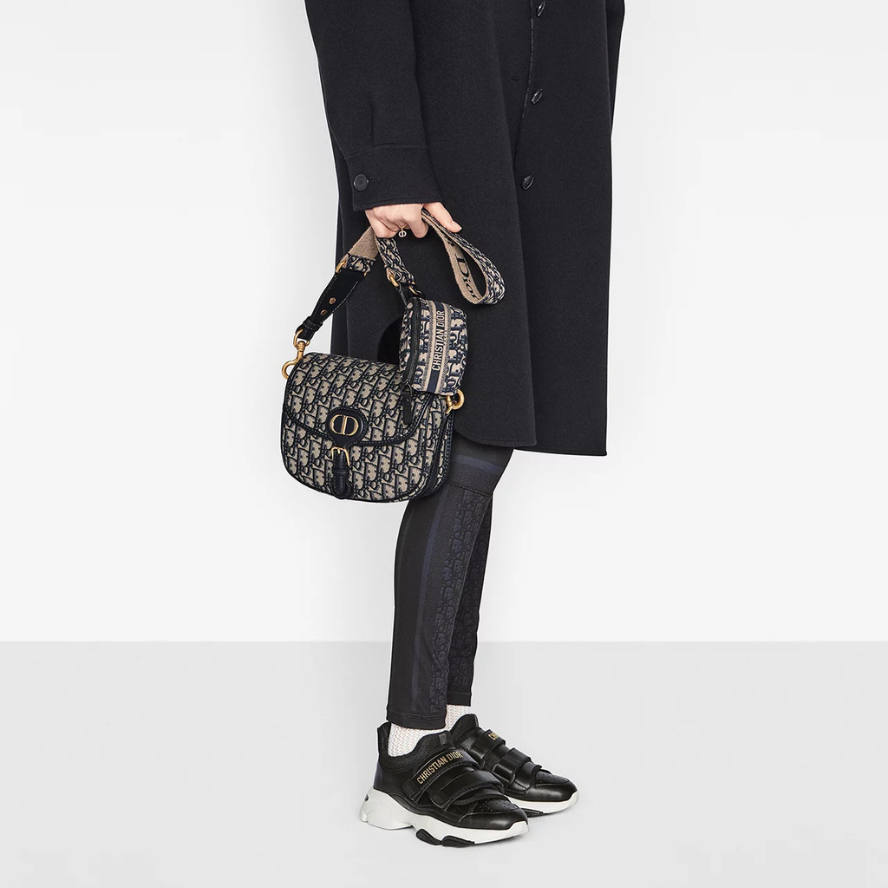 Dior Medium Dior Bobby Bag - Blue Dior Oblique Jacquard