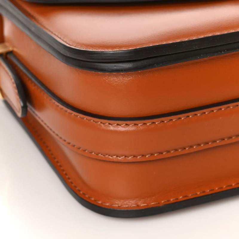 Louis Vuitton Smooth Calfskin LV Pont 9 Handbag - Brown