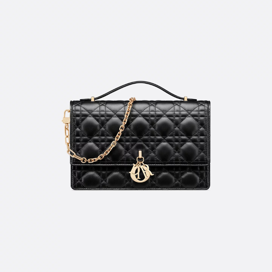Dior My Dior Top Handle Bag - Black