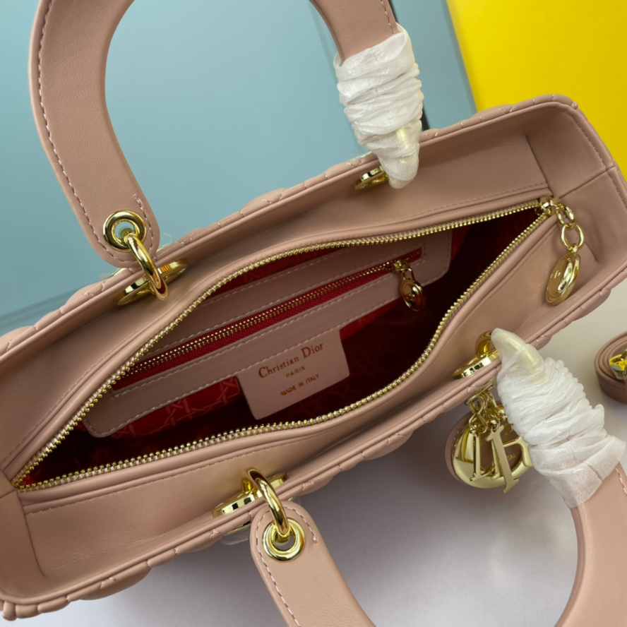 Dior Large Lady Dior Bag - Beige