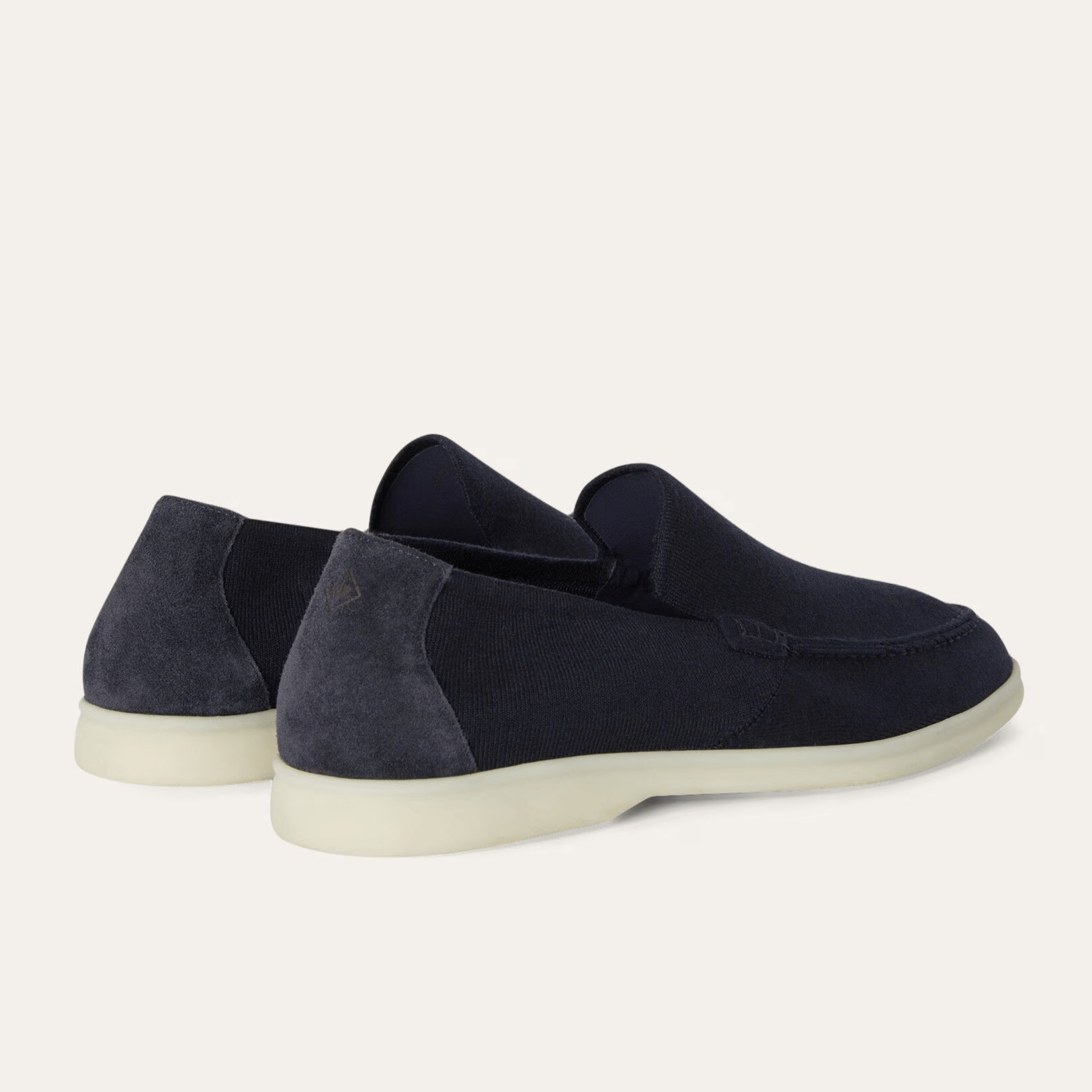 Loro Piana Summer Knitted Walk Wish® Wool Loafers - Navy Blue (W000)