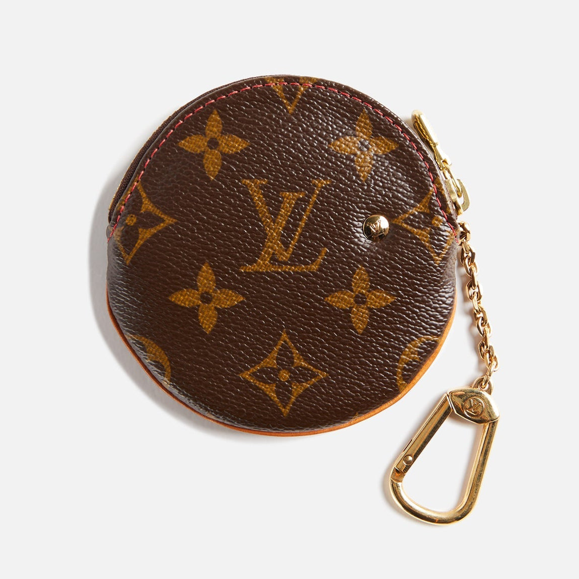 Louis Vuitton Limited Edition Monogram Cerises Round Coin Purse - Brown
