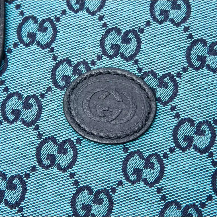 Gucci Calfskin Retro Tote Bag – Blue