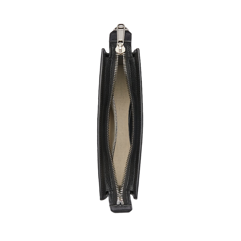 Gucci Jumbo GG Mini Leather Bag – Black