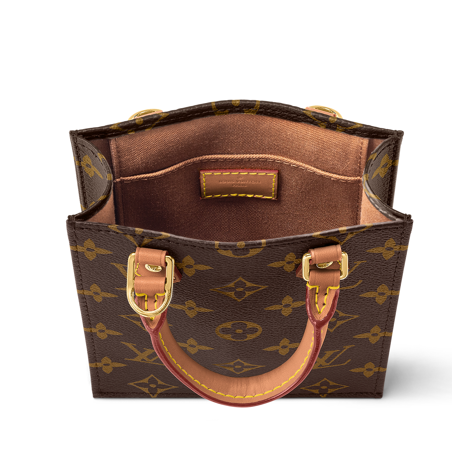 Louis Vuitton Monogram Canvas Petit Sac Plat Shoulder Bag – Brown