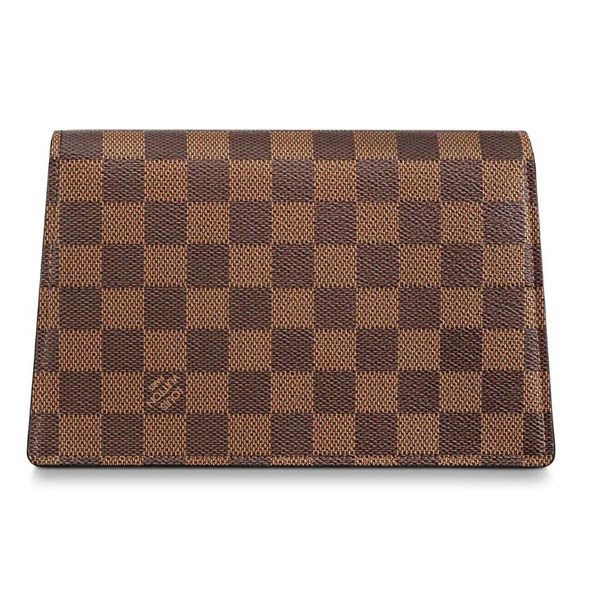 Louis Vuitton Damier Ebene Croisette Chain Crossbody Bag - Brown