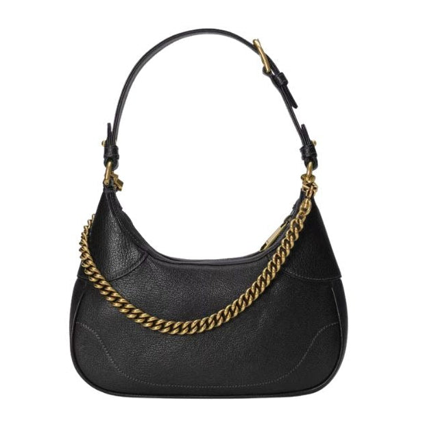 Gucci Aphrodite Small Leather Shoulder Bag – Black