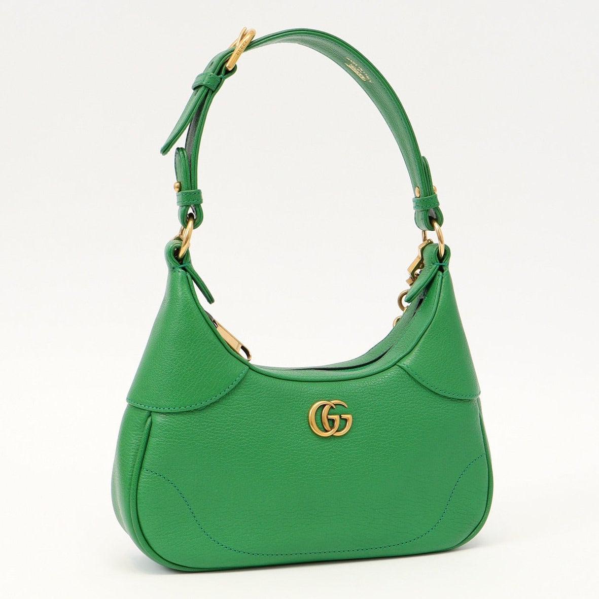 Gucci Aphrodite Small Leather Shoulder Bag – Green