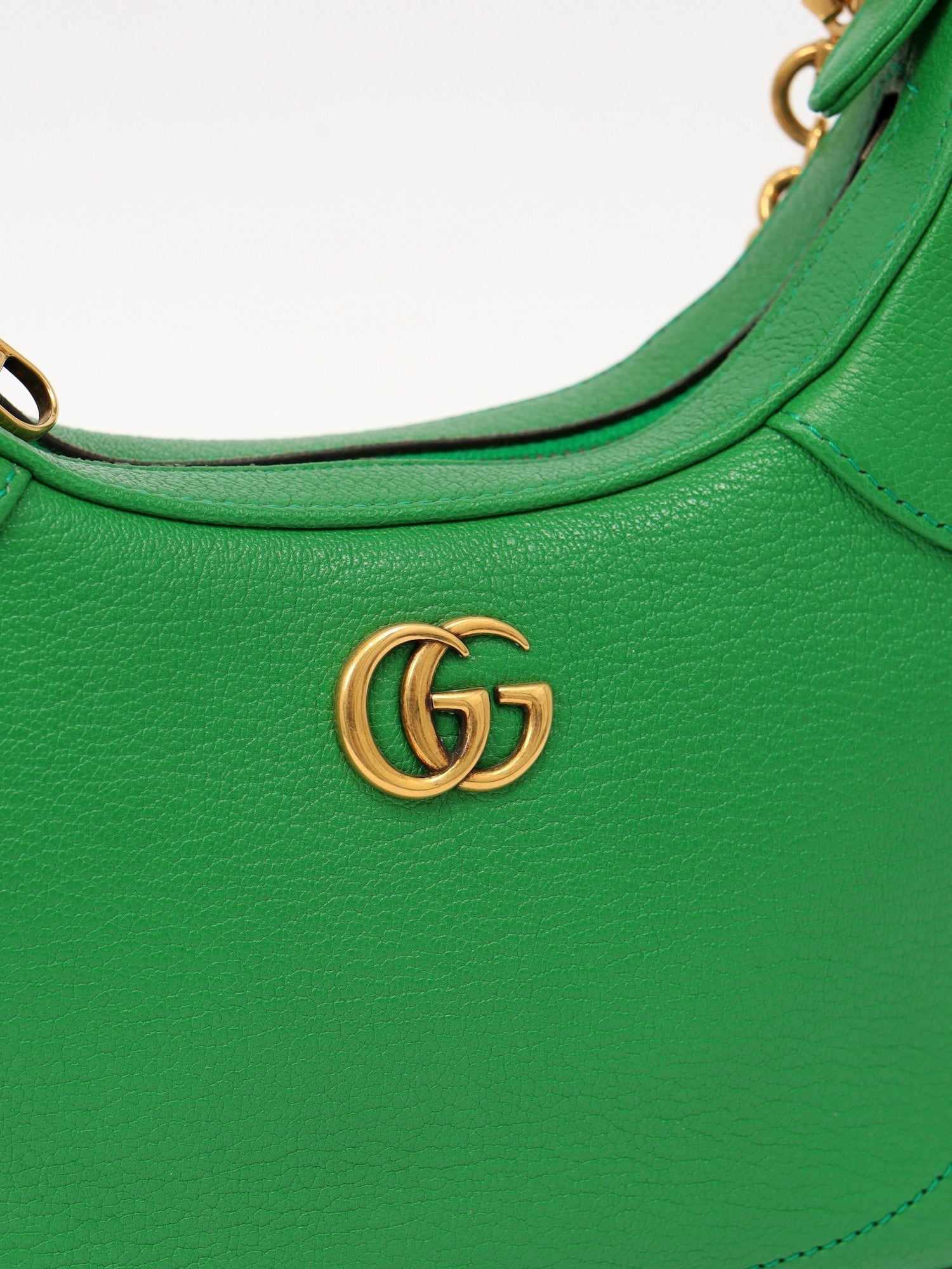 Gucci Aphrodite Small Leather Shoulder Bag – Green
