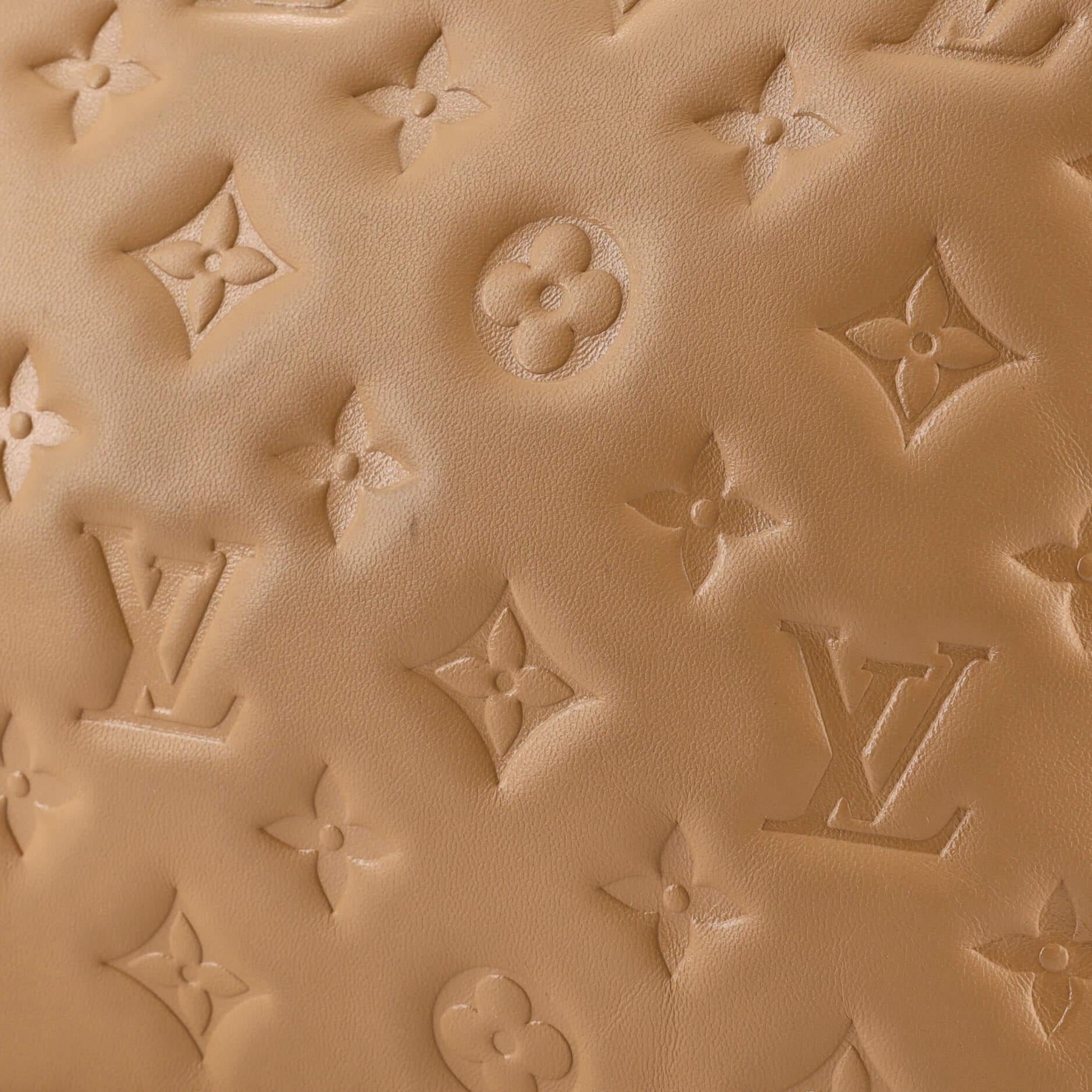Louis Vuitton Coussin PM Puffy Lambskin Shoulder Bag - Camel