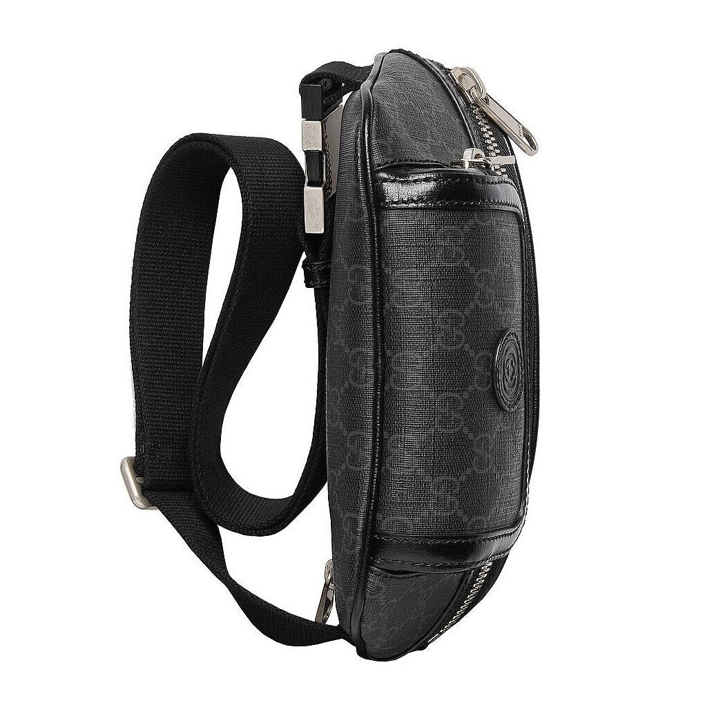 Gucci GG Supreme Interlocking G Belt Bag – Black