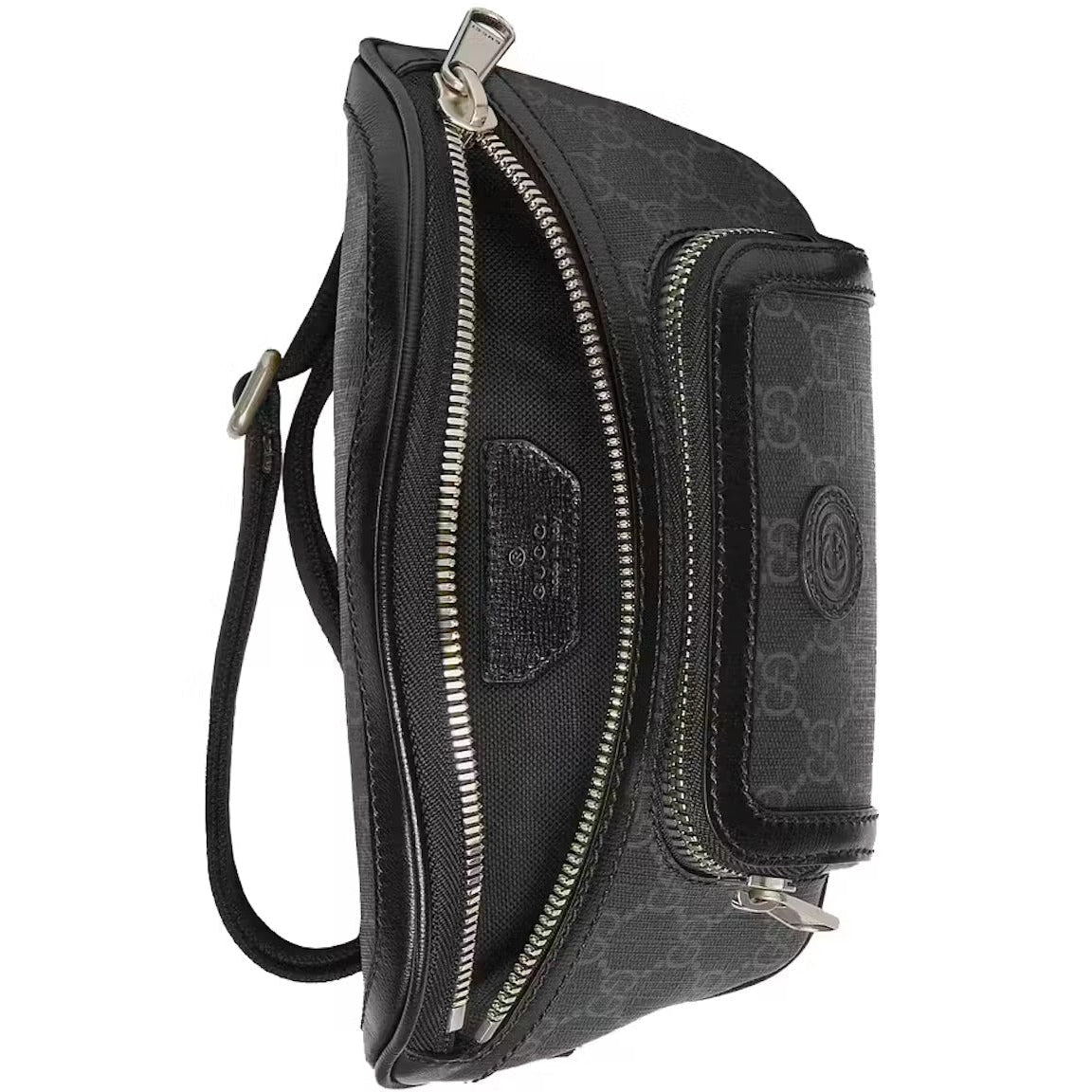 Gucci GG Supreme Interlocking G Belt Bag – Black