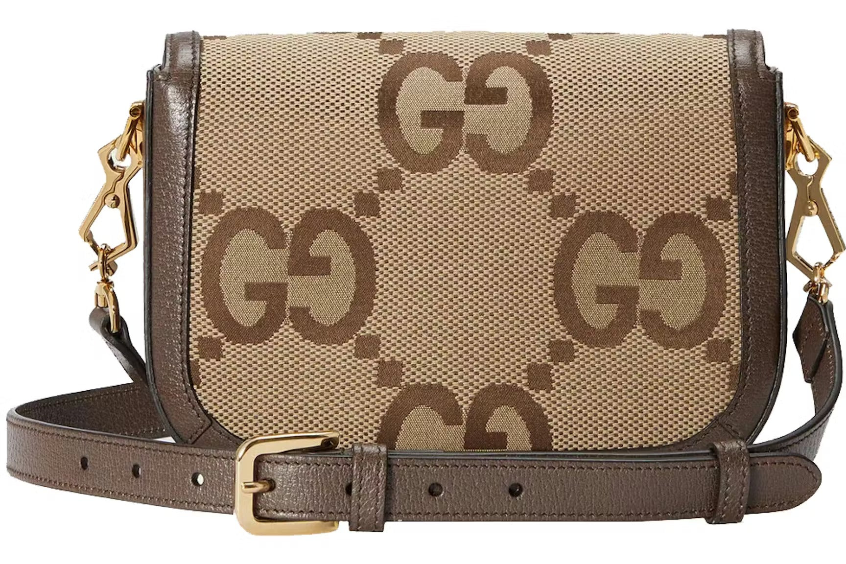 Gucci Horsebit 1955 Jumbo GG Mini Crossbody Bag – Brown