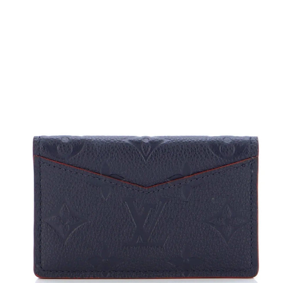 Louis Vuitton Monogram Empreinte Multicartes Card Holder - Blue