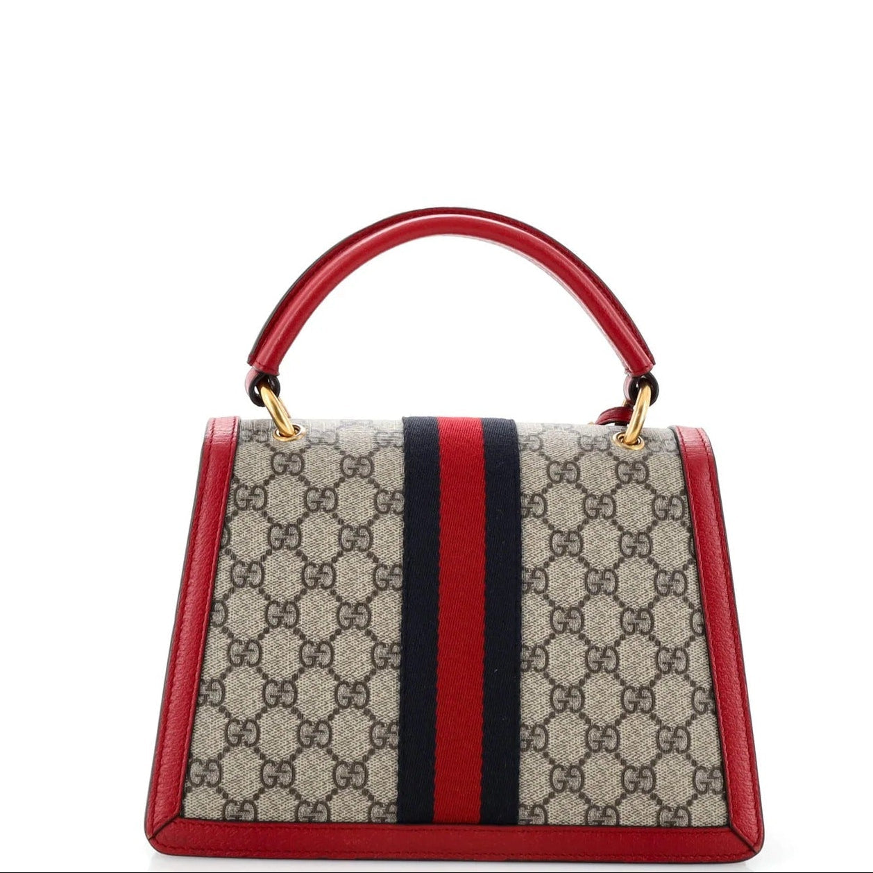 Gucci GG Supreme Canvas Queen Margaret Handbag – Red