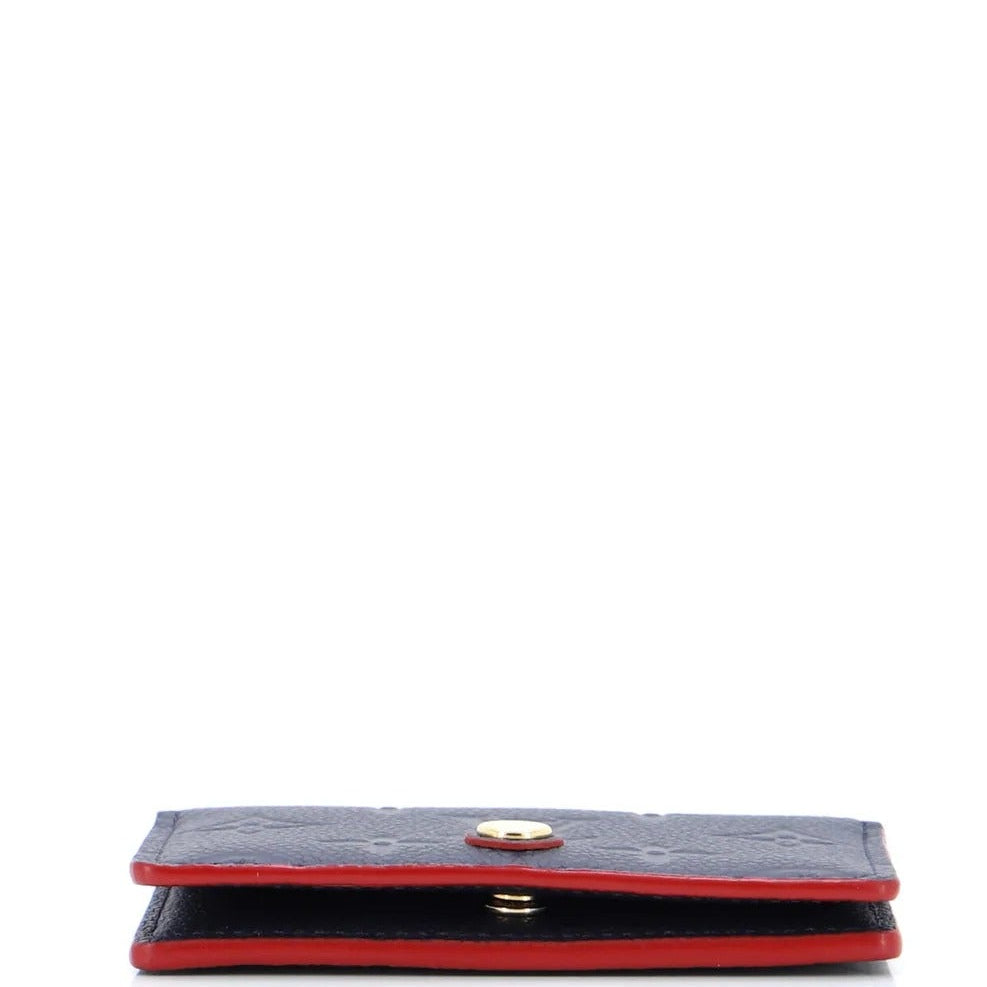 Louis Vuitton Monogram Empreinte Multicartes Card Holder - Blue