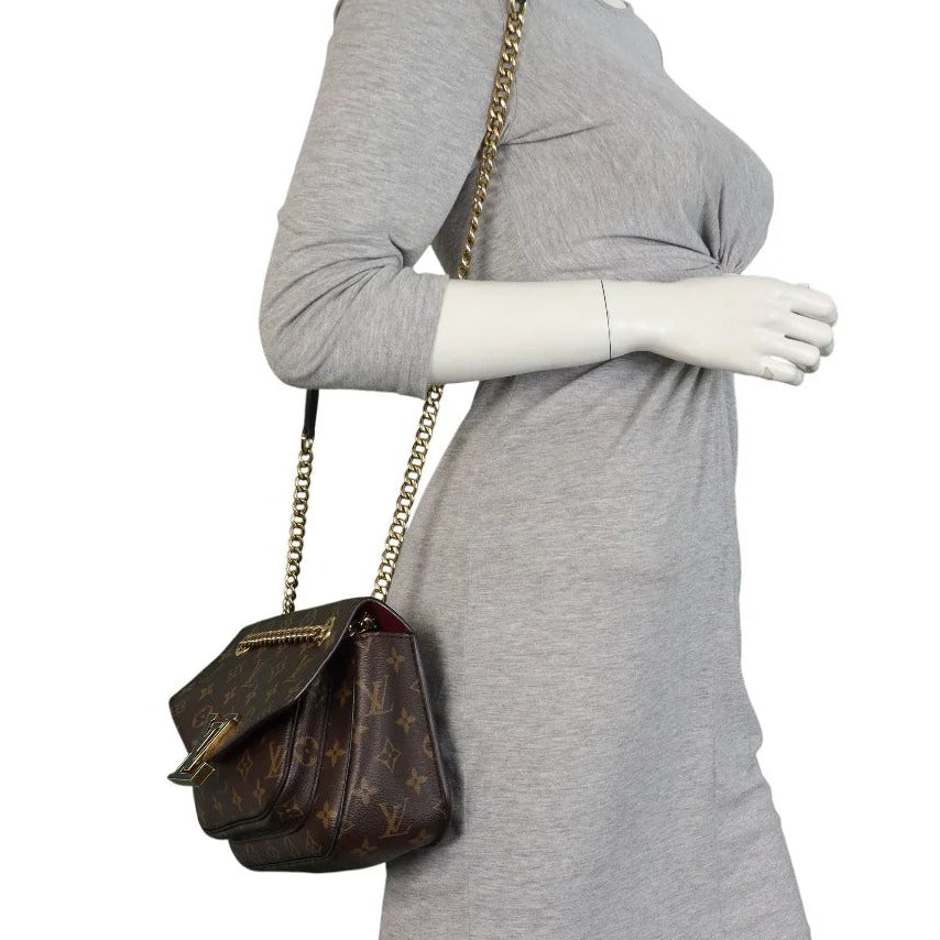 Louis Vuitton Monogram Coated Canvas Passy Shoulder Bag – Brown