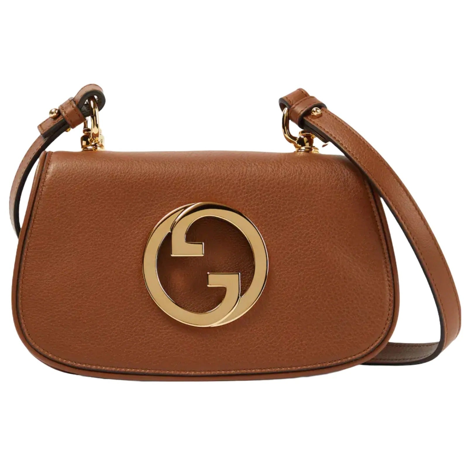 Gucci Blondie Mini Leather Shoulder Bag – Brown
