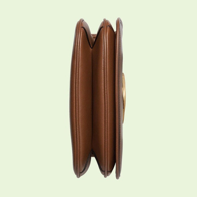 Gucci Blondie Mini Leather Shoulder Bag – Brown