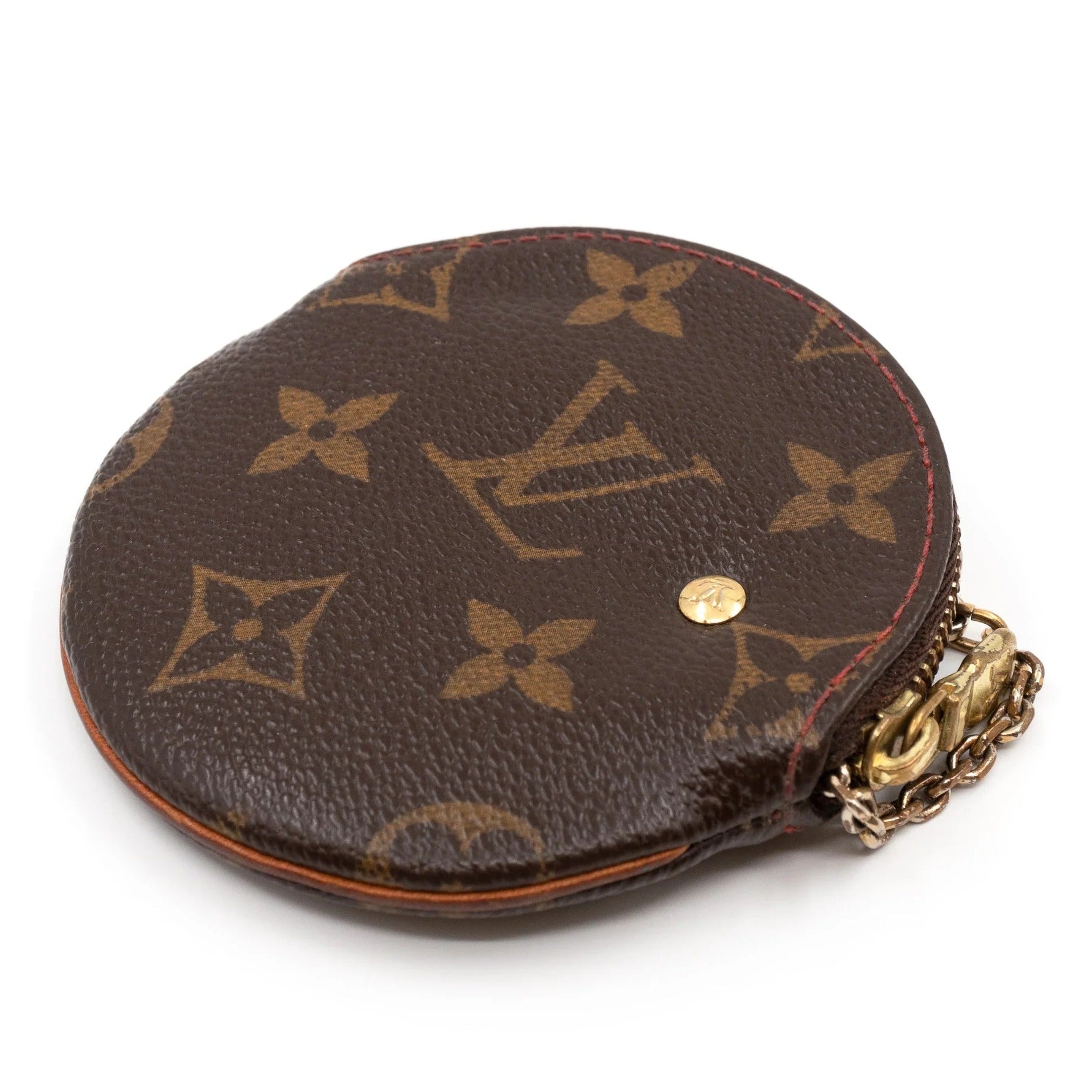 Louis Vuitton Limited Edition Monogram Cerises Round Coin Purse - Brown