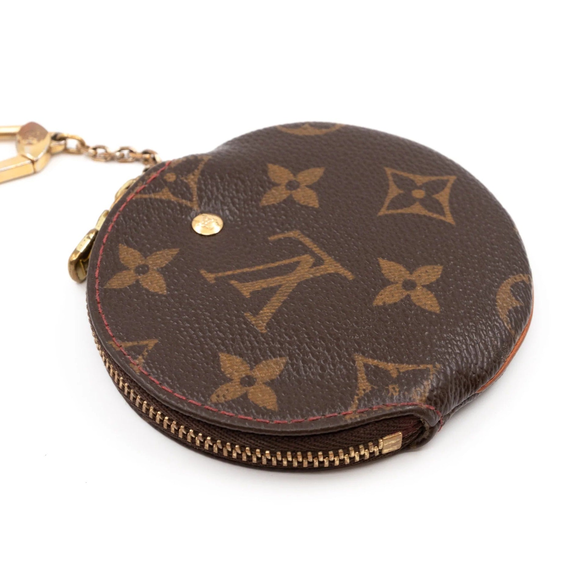 Louis Vuitton Limited Edition Monogram Cerises Round Coin Purse - Brown