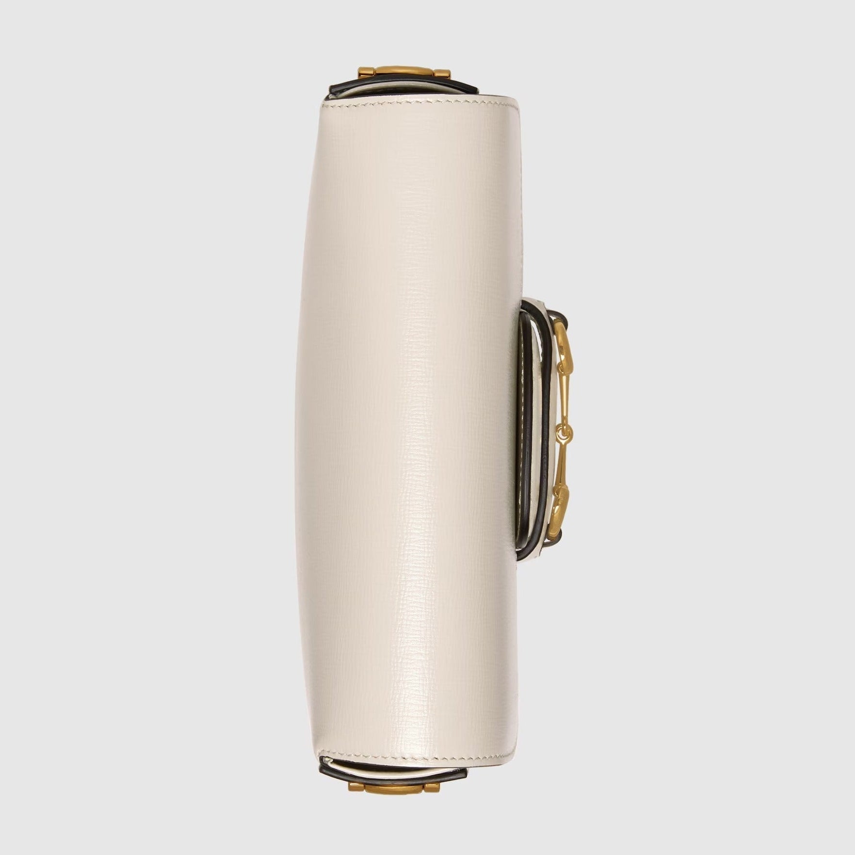 Gucci Horsebit 1955 Small Leather Shoulder Bag – White