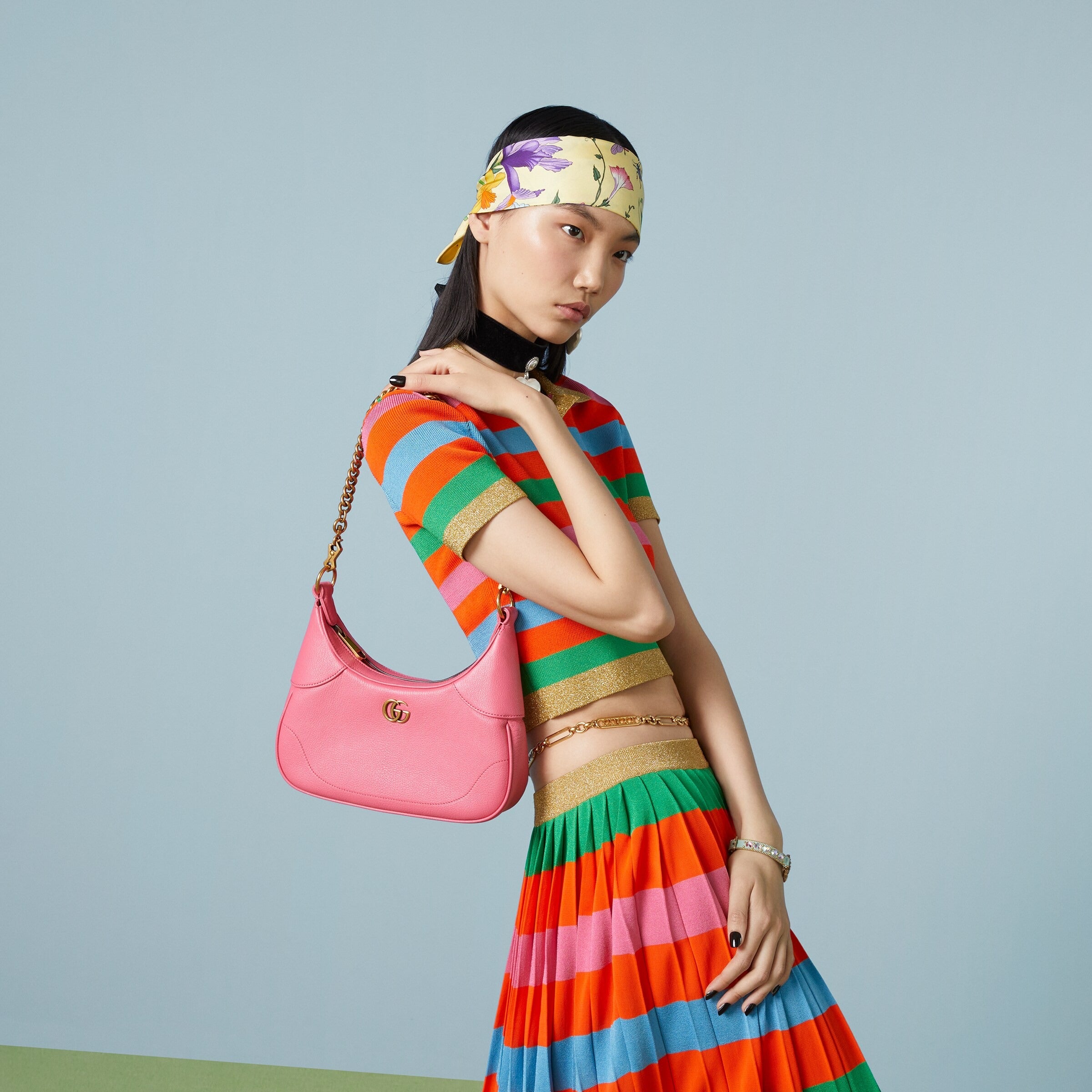 Gucci Aphrodite Small Shoulder Bag – Pink