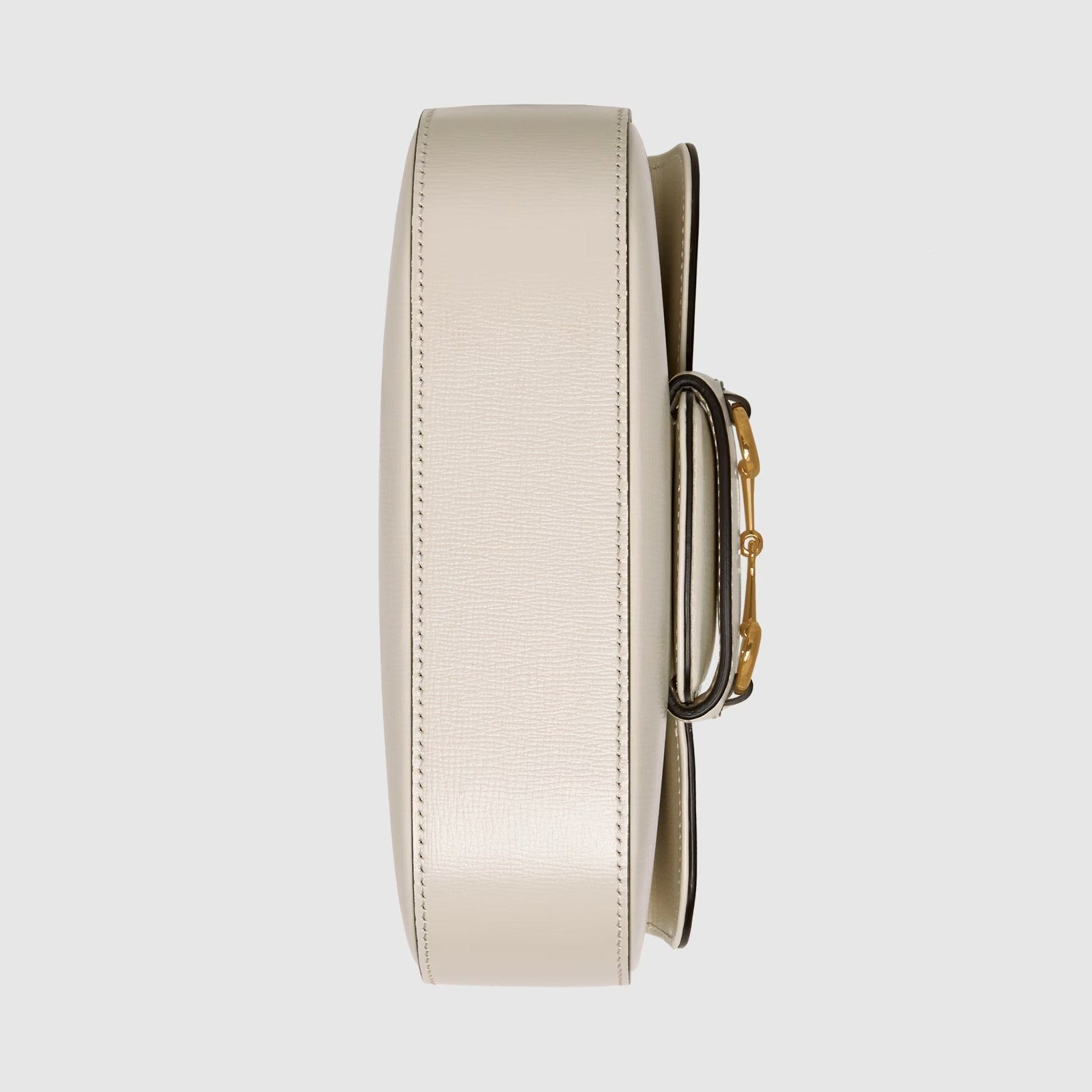Gucci Horsebit 1955 Small Leather Shoulder Bag – White