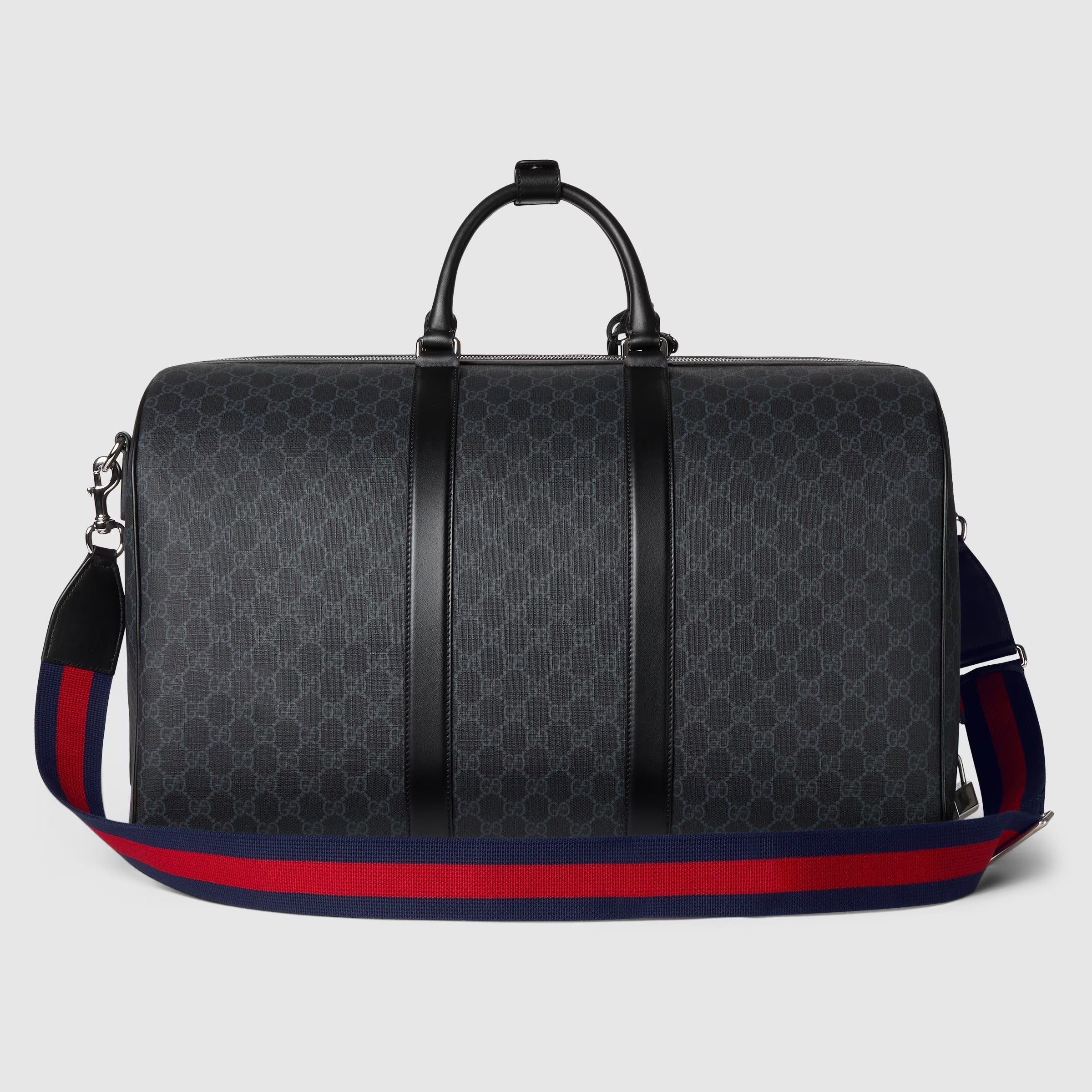 Gucci GG Supreme Canvas Large Duffle Bag – Black